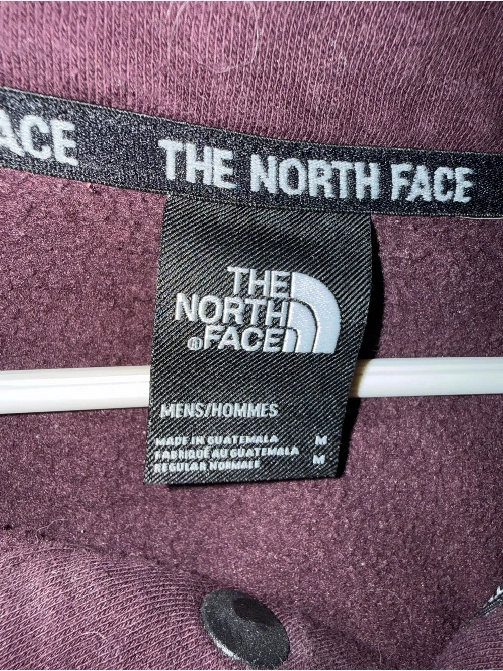 The North Face Men’s Zip-Style Fleece Sweater - Deep Burgundy